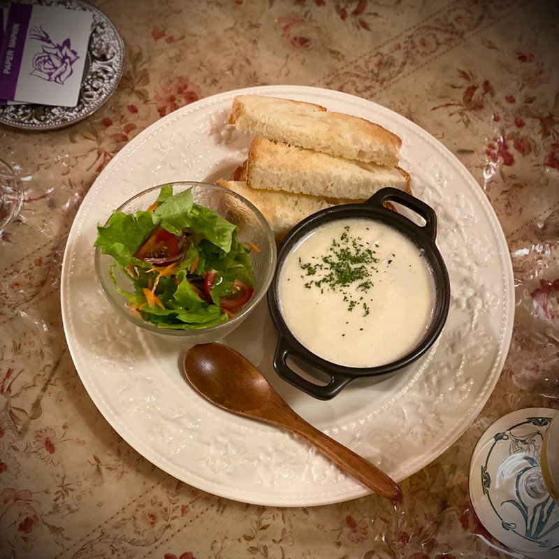 シーフードのクリームスープ(ゆりあぺむぺる )