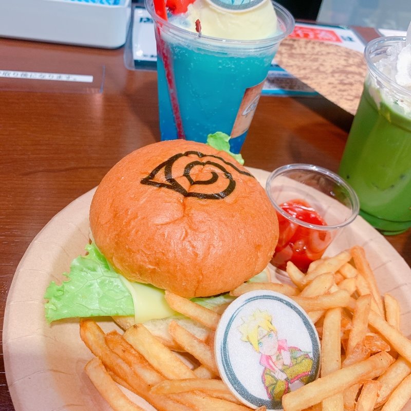 ボルトバーガー(ナルトカフェ)