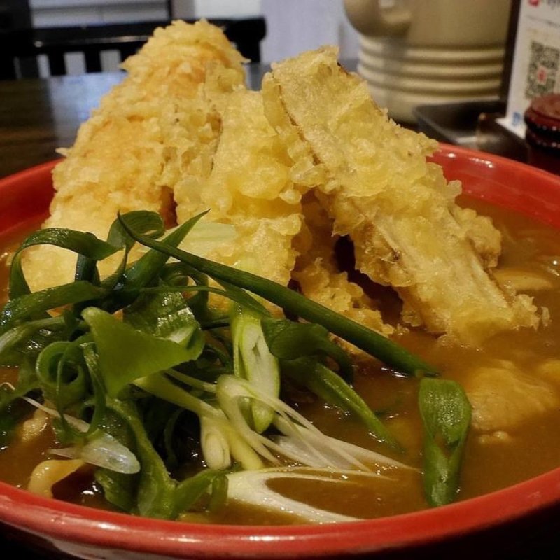ごぼう天カレーうどん(三ツ島　真打)