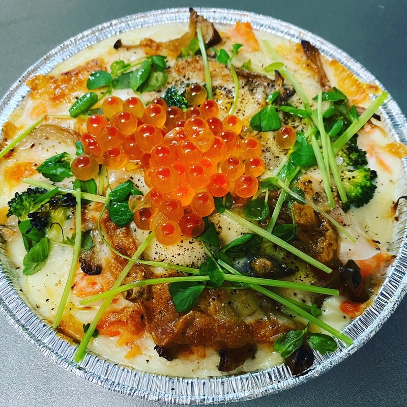 鮭といくらのドリア(キッチンえびす)