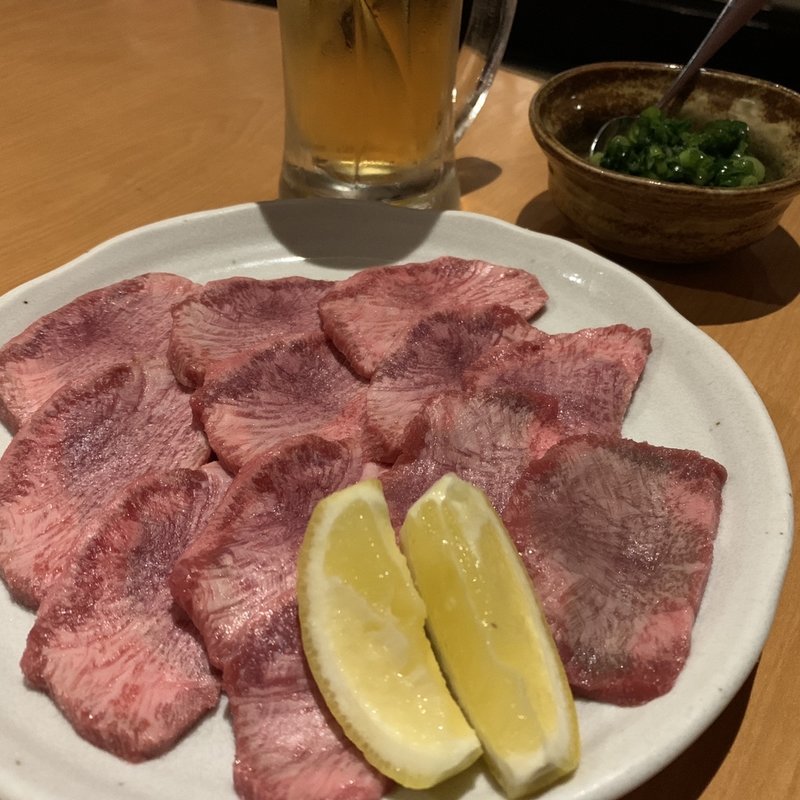 ネギ上タン塩(炭焼ダイニングちかき )