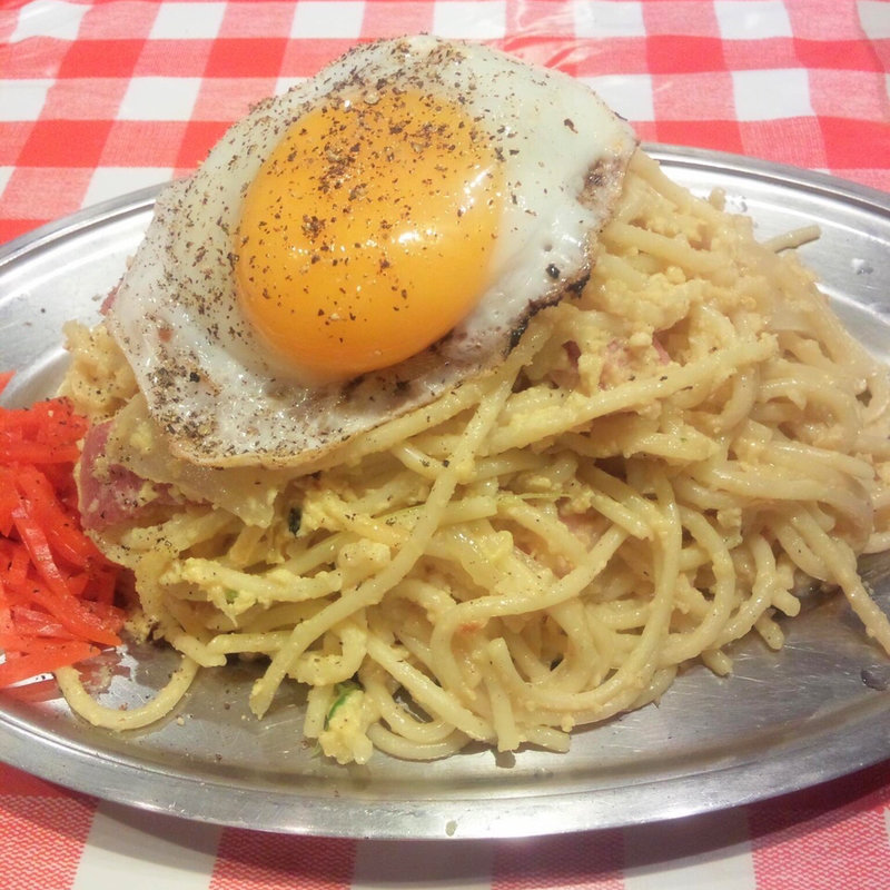 白ナポリタン(スパゲッティーのパンチョ渋谷店)