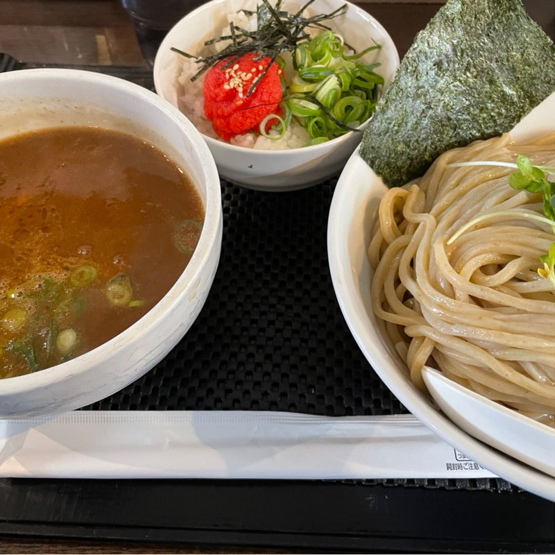 つけ麺大＋明太子ご飯(ブラウン)
