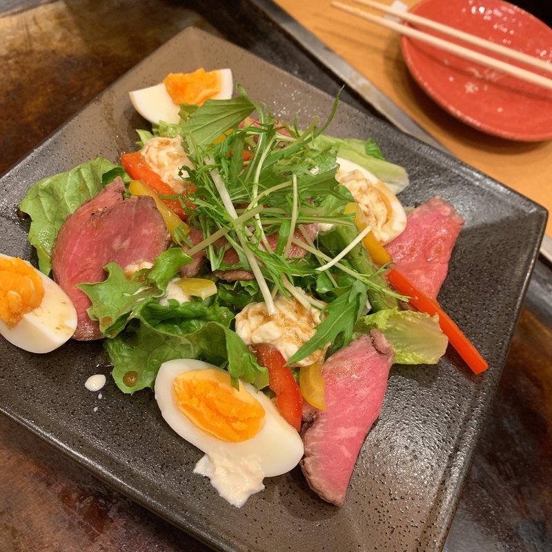 ローストビーフサラダ(京都きん家 （キョウトキンヤ）)