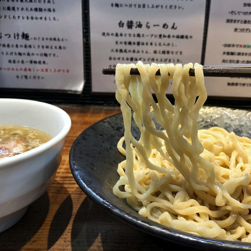 想い出の塩つけ麺(町田汁場しおらーめん 進化 本店)