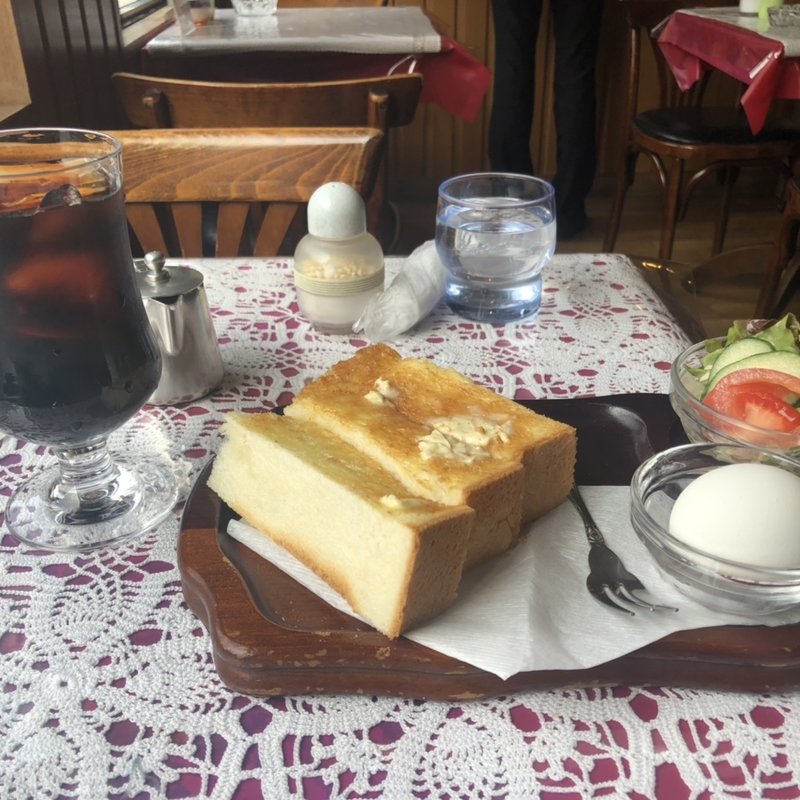 モーニング(木村屋のパン喫茶マルキーズ)