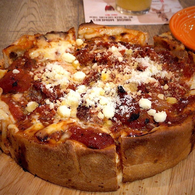 Wミートクラシック Lサイズ(ブッチャー リパブリック 仙台 シカゴピザ&ビア)