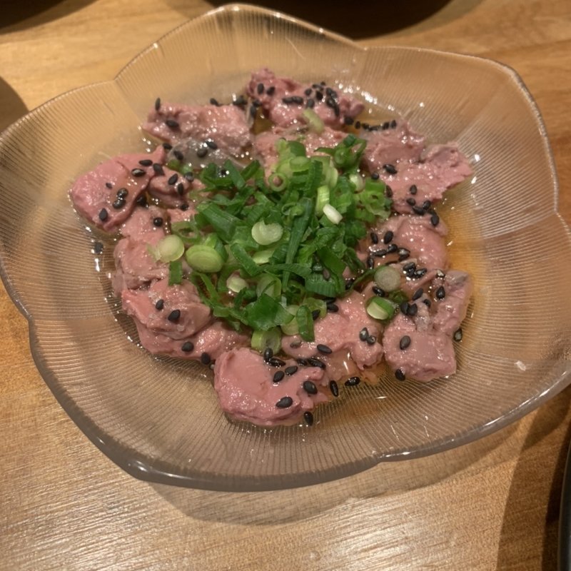 鶏の白レバ刺し(ニューコマツ)