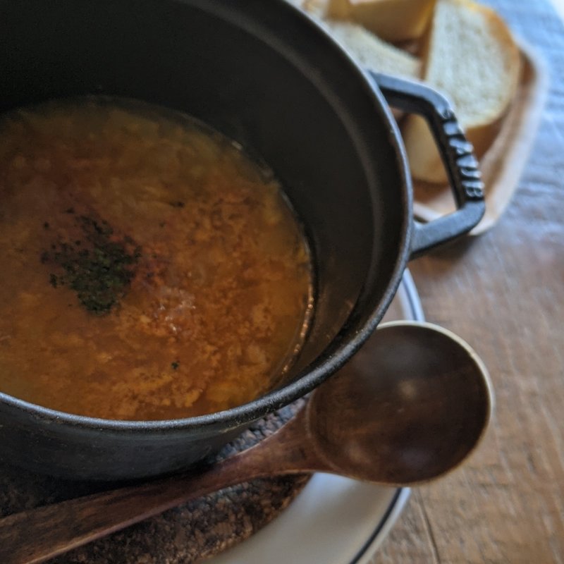 本日のスープ　ミネストローネ＆パン(SUKE6 DINER)