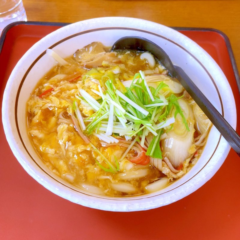 かき玉あんかけうどん(山田うどん食堂 千葉北インター店 )