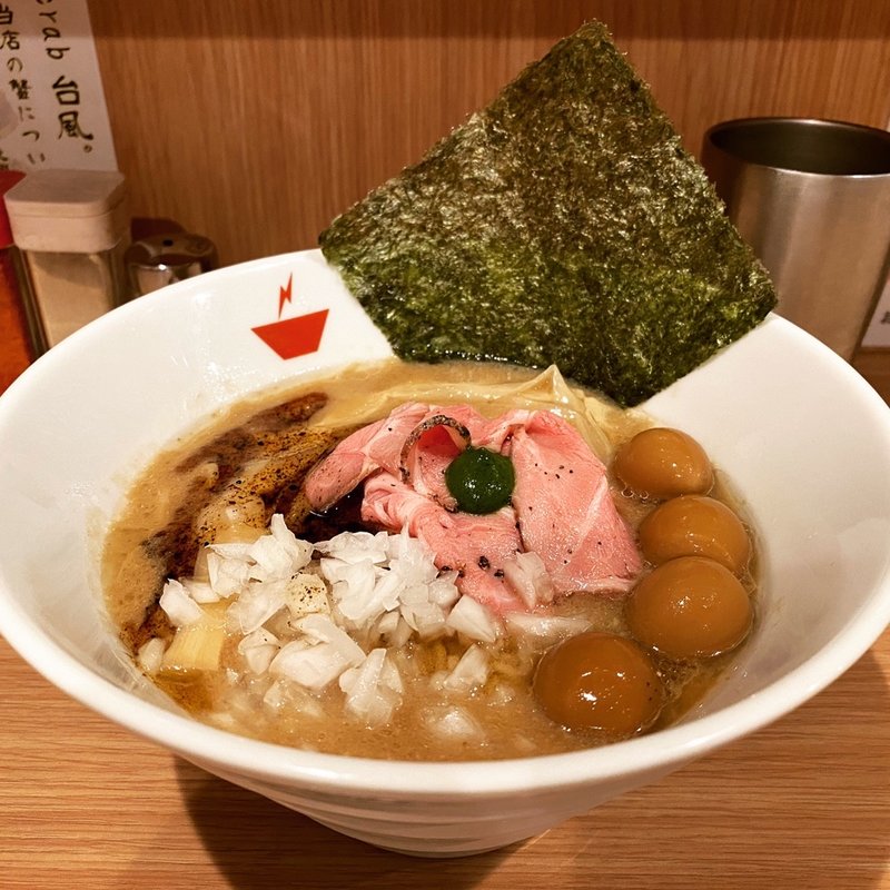 蟹そば+雑炊セット(crab台風。)