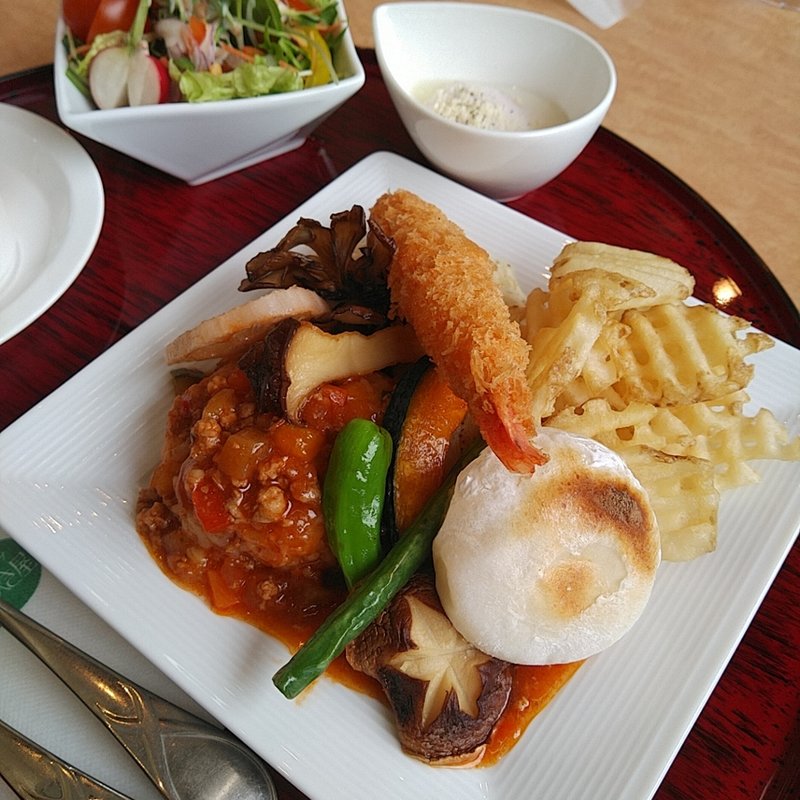 彩り野菜のトマトソース添え(ビオトープ芽吹き屋 （ビオトープメブキヤ）)