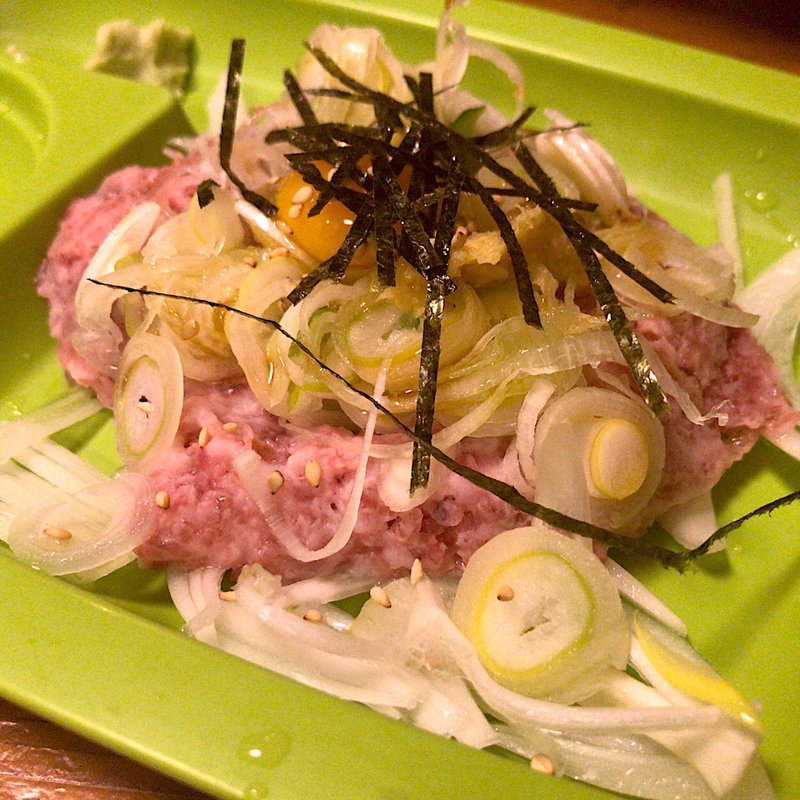 鮪ユッケ(ぴんぽん )