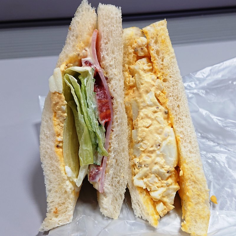 野菜＆タマゴサンド(オーボンパン パンプロ ジャポン 八王子店)