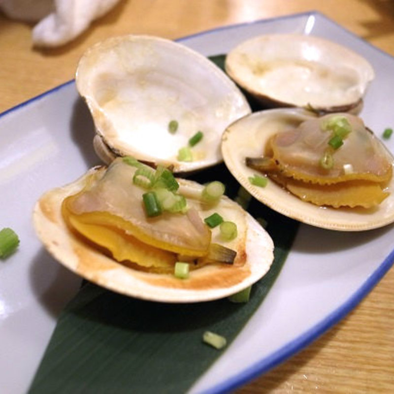 ホンビノス貝 浜焼(須賀乃湯)