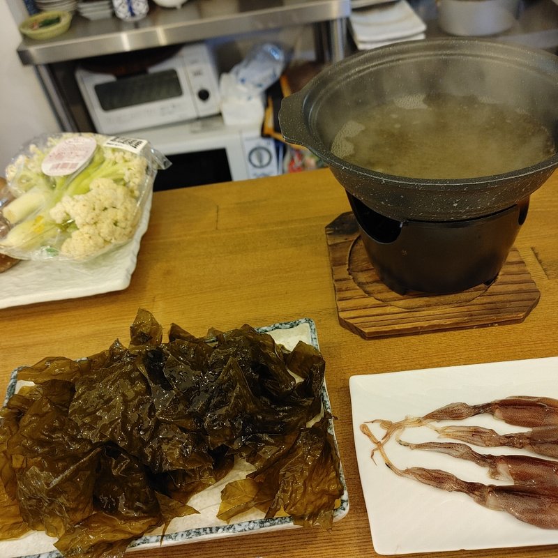 生わかめのしゃぶしゃぶ(えん大酒樹)