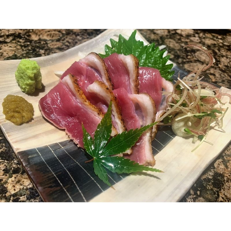 薩摩鶏タタキ(炭火焼鳥 五番蔵)