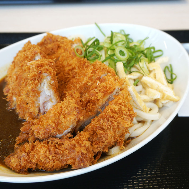 カツカレーうどん(かつや 福岡野多目店)