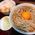 もりそば＋日替わり(巴屋)