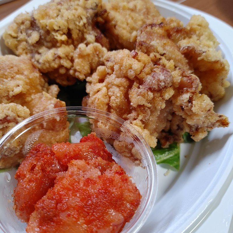 のり明太唐揚弁当(もつ奨 本場博多もつ鍋 錦糸町店 )