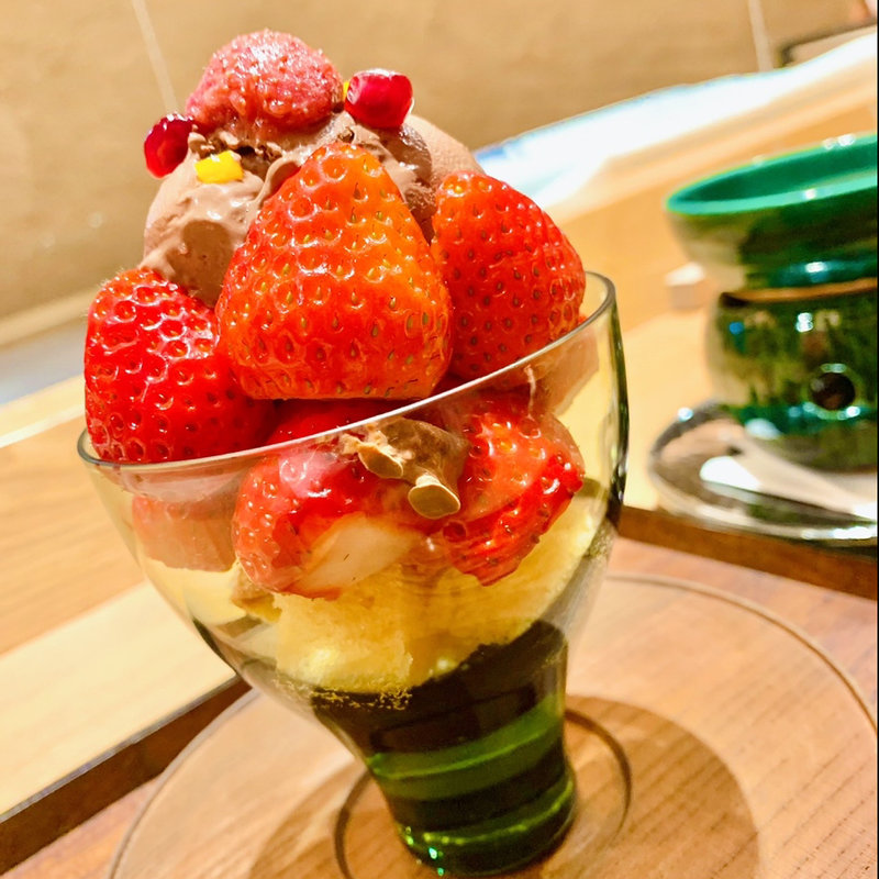 季節のパフェ(Cafe＆Sweets 菊乃井 無碍山房 Salon de Muge京都高島屋店)