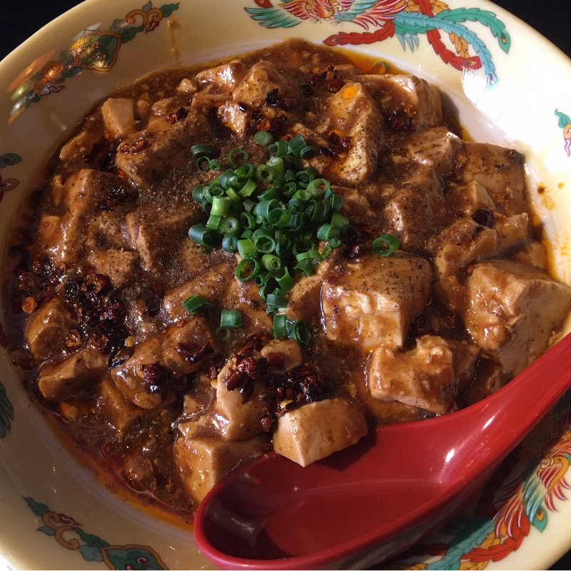 麻婆豆腐丼(シマウマ大飯店)