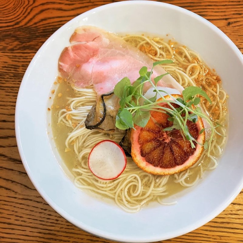 限定　牡蠣の塩らーめん(海老丸らーめん)