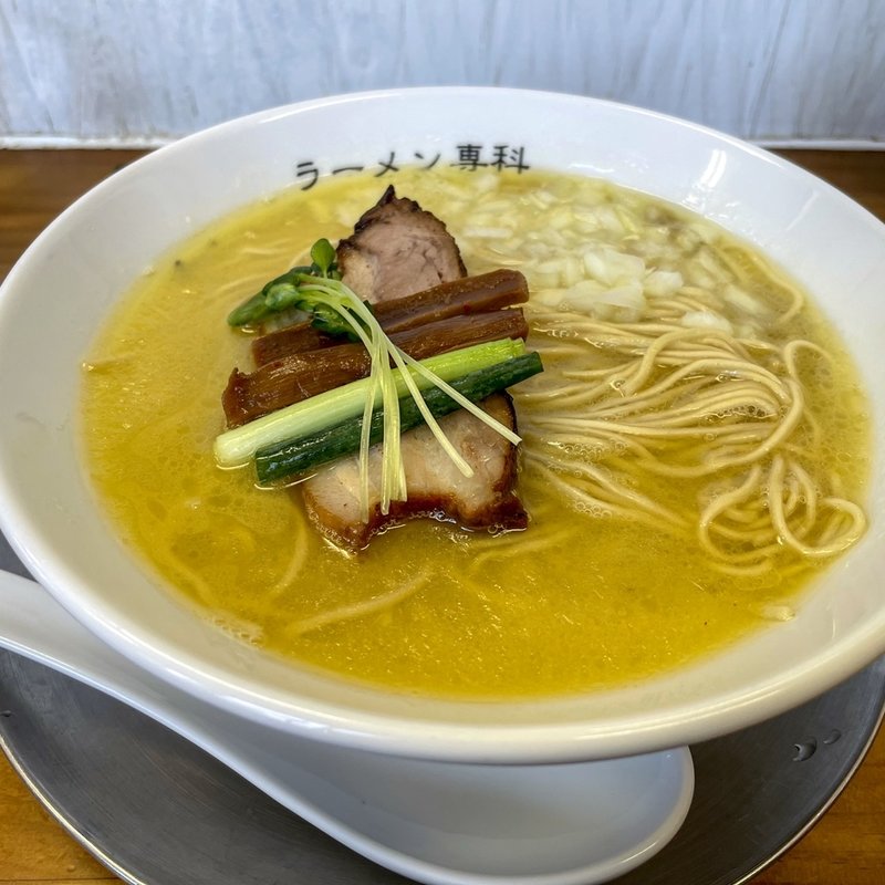 会津地鶏の濃厚塩(ラーメン専科 竹末食堂)
