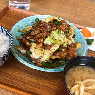 岩中豚と春キャベツの回鍋肉定食(yuzuki)