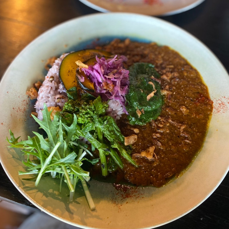 ザグソースのベジタブルカレー(no-mu cafe)