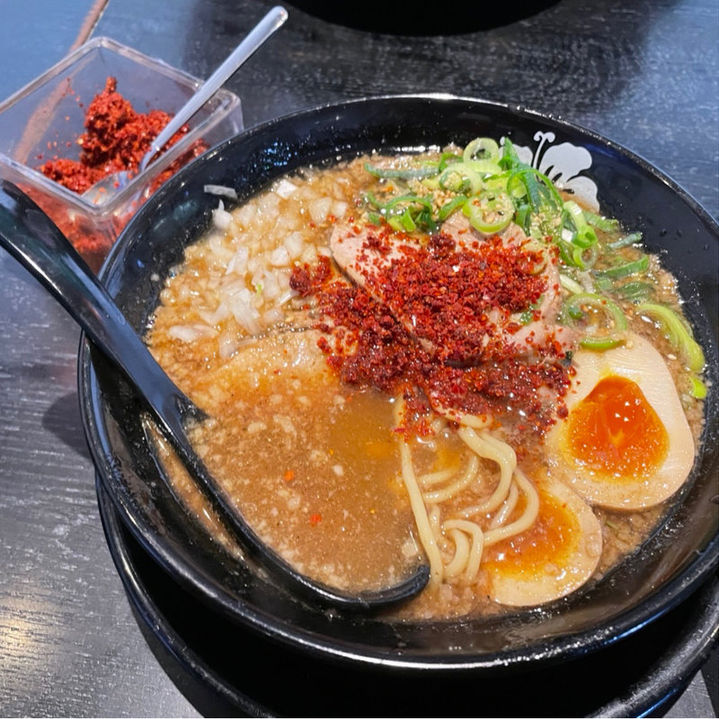 濃厚魚介ラーメン+旨辛唐辛子(究極J'sラーメン

)