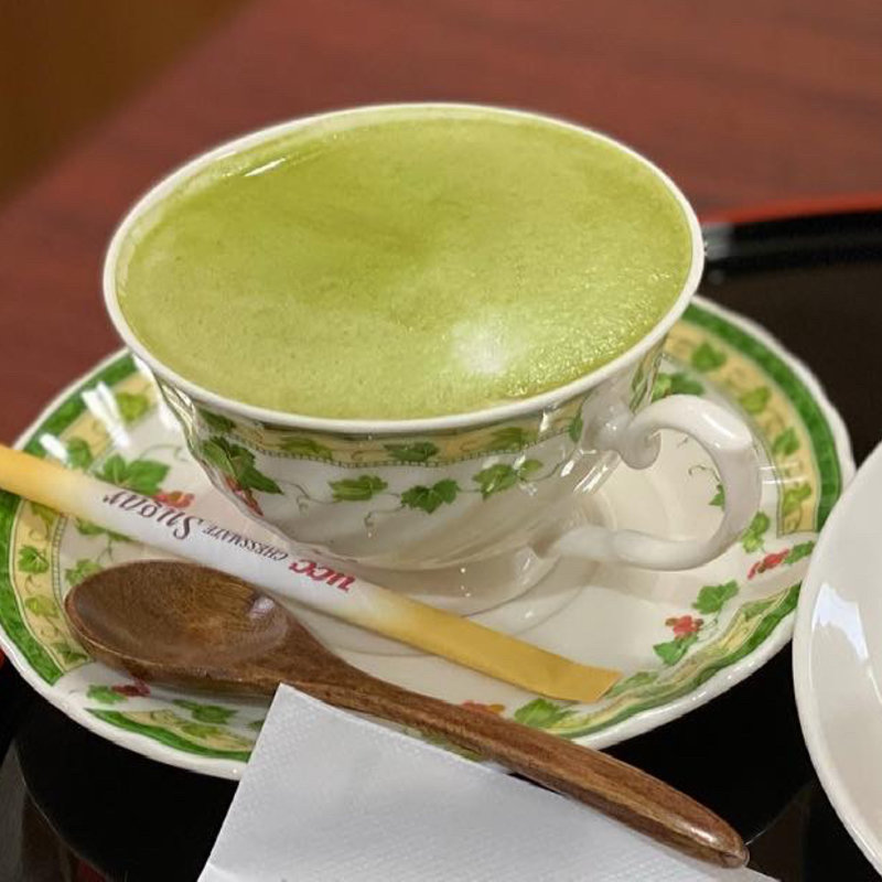 宇治抹茶ラテ（HOT/ICE）(甘味茶房 ゆり香（ゆめタウン新南陽 1F）)