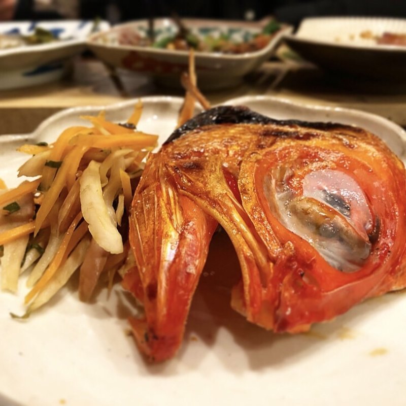 金目鯛のかしら焼き(乍旨司 )