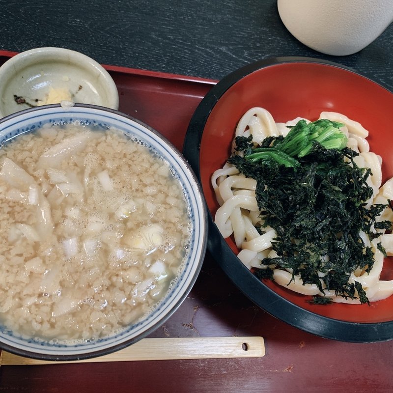 濃厚背脂燕三条系肉汁うどん(あそび)