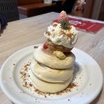 いちごミルフィーユ風パンケーキ