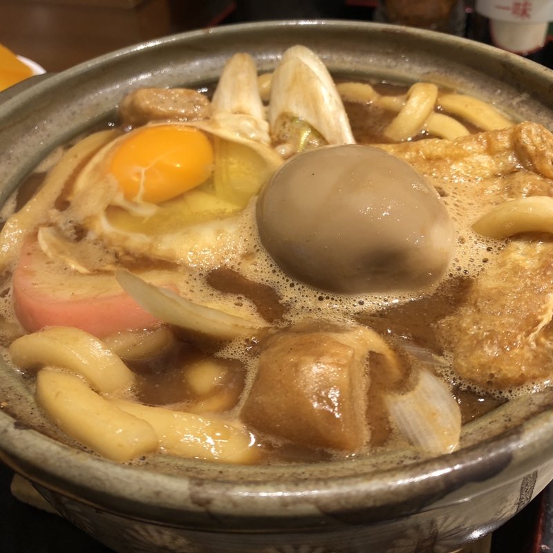 味噌煮込みうどん柔らかい麺(でら打ち)