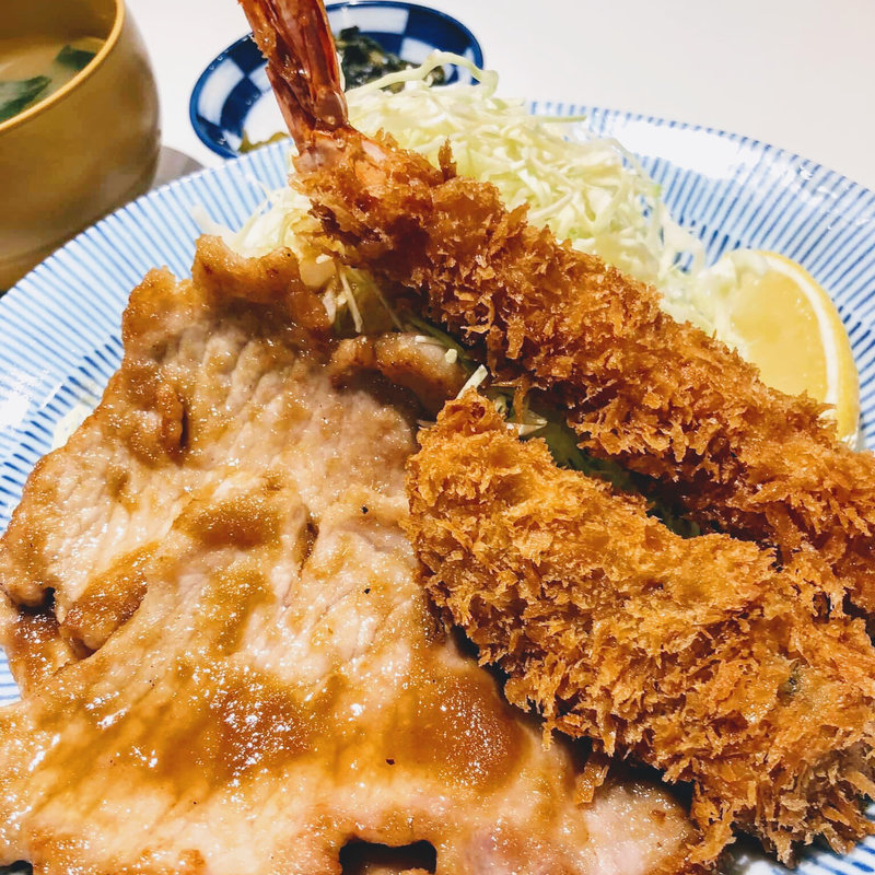 しょうが焼き定食(福与志)
