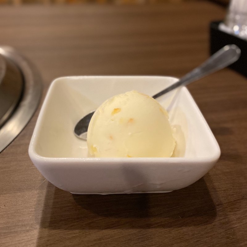 ゆずシャーベット(焼肉ホルモン じょうじ)