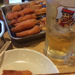 串カツ(串かつだるま 通天閣店)