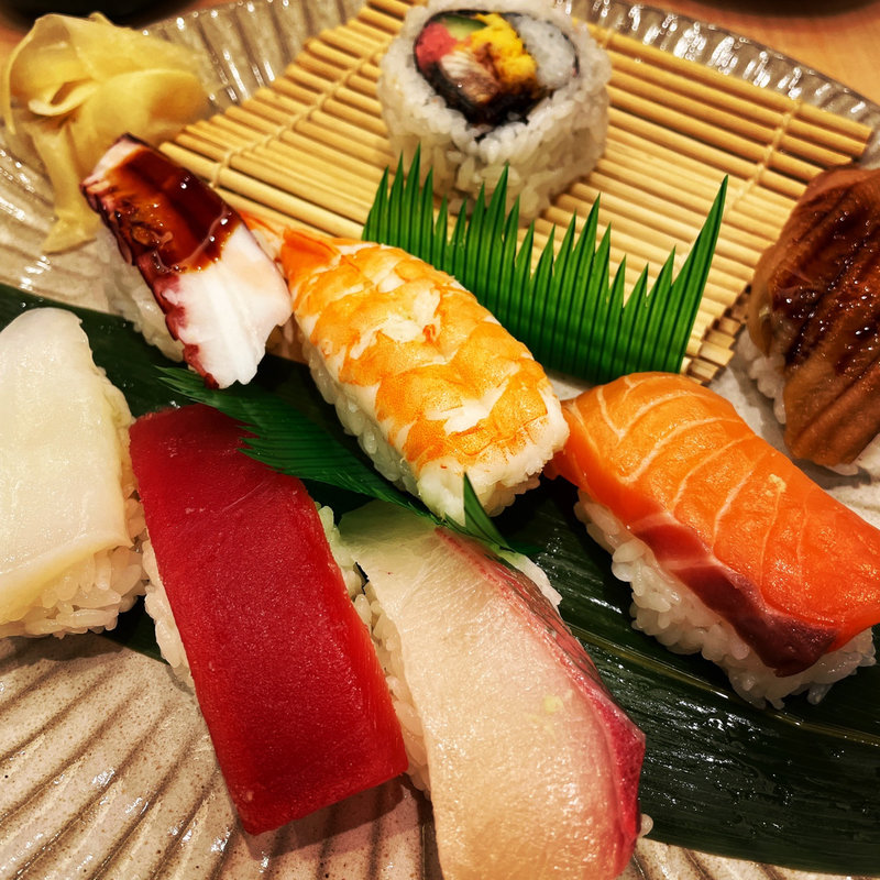 にぎり定食(福すし ホワイティーうめだ店)