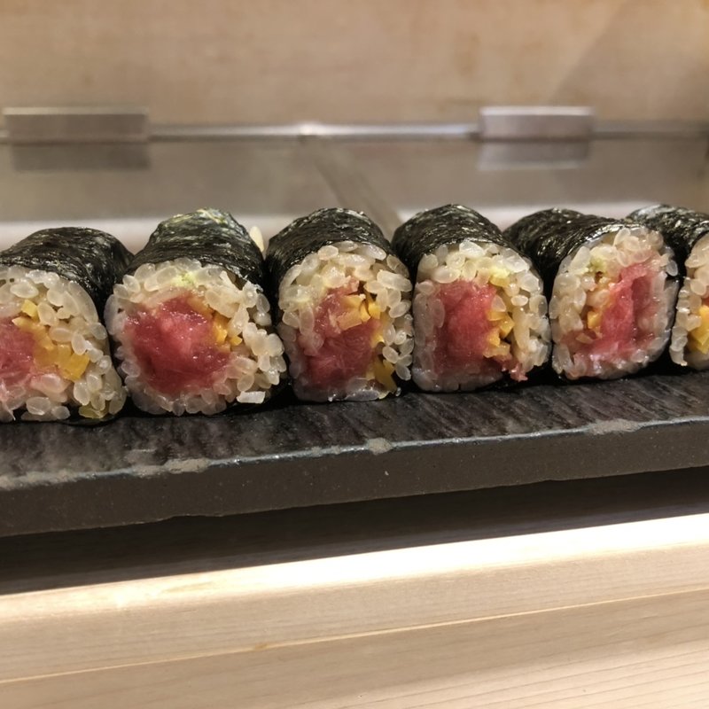 とろたく巻(意気な寿し処阿部 五反田店)