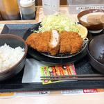 厚切りロースカツて(松のや 京王八王子店)