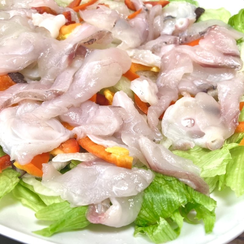 タイとタコのカルパッチョ(みな居酒屋)