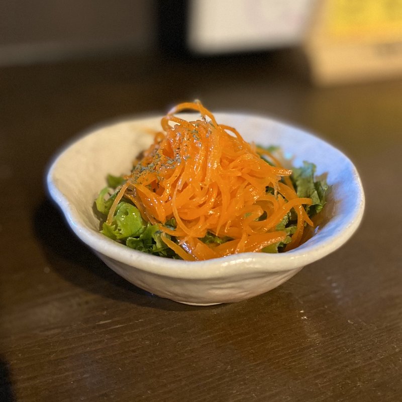 人参マリネ(炭火串酒場 ときどき鶏ちゃん)