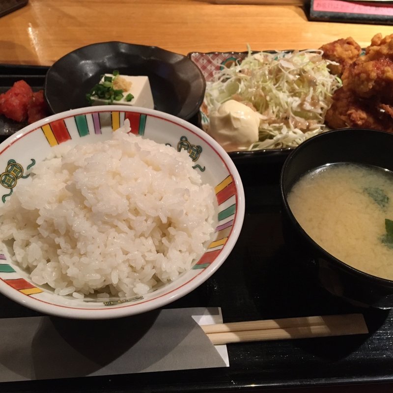 唐揚げ定食(九州屋)