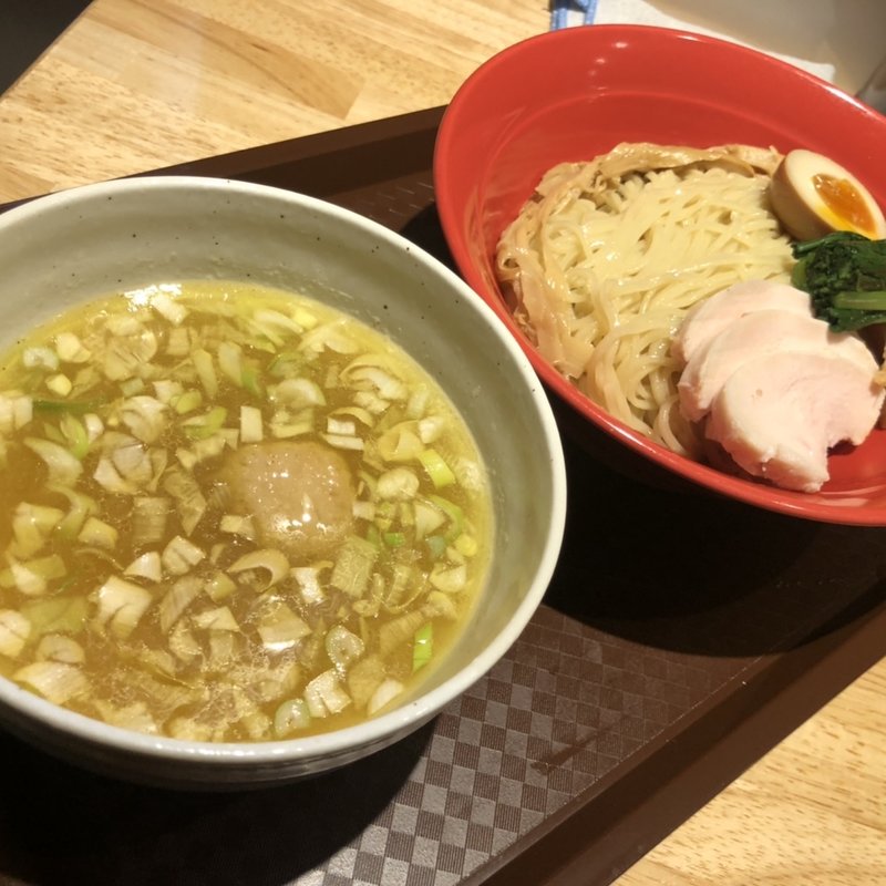 鶏々塩つけ麺(らーめん みふく )