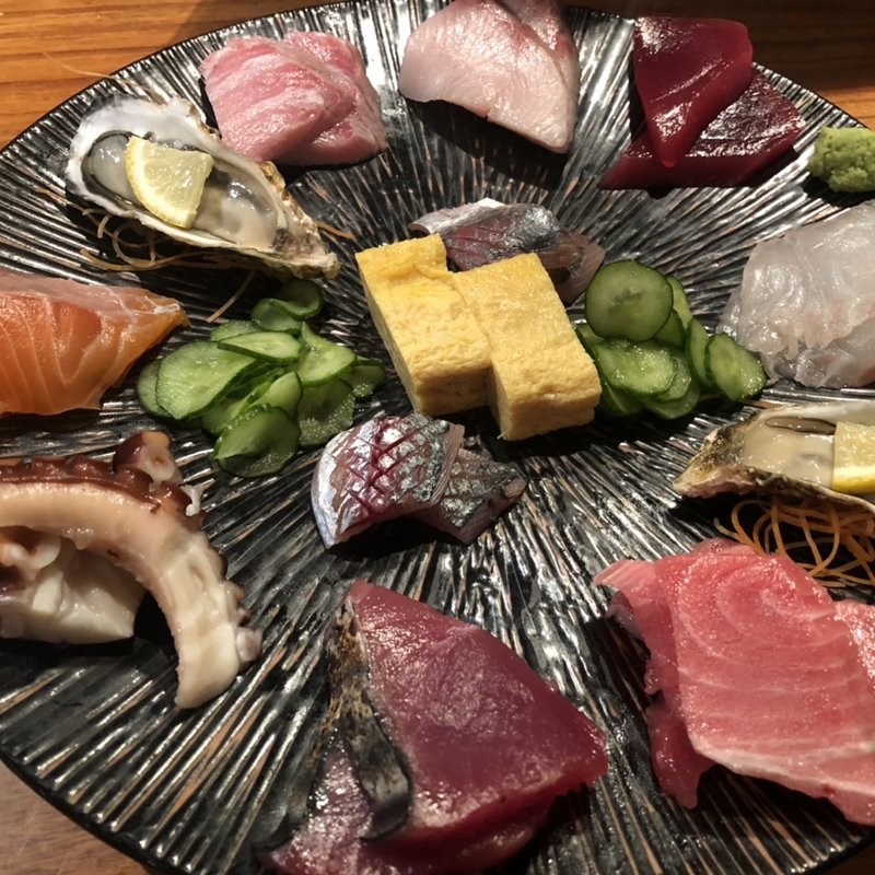 刺し盛り12点(都民酒場魚金)