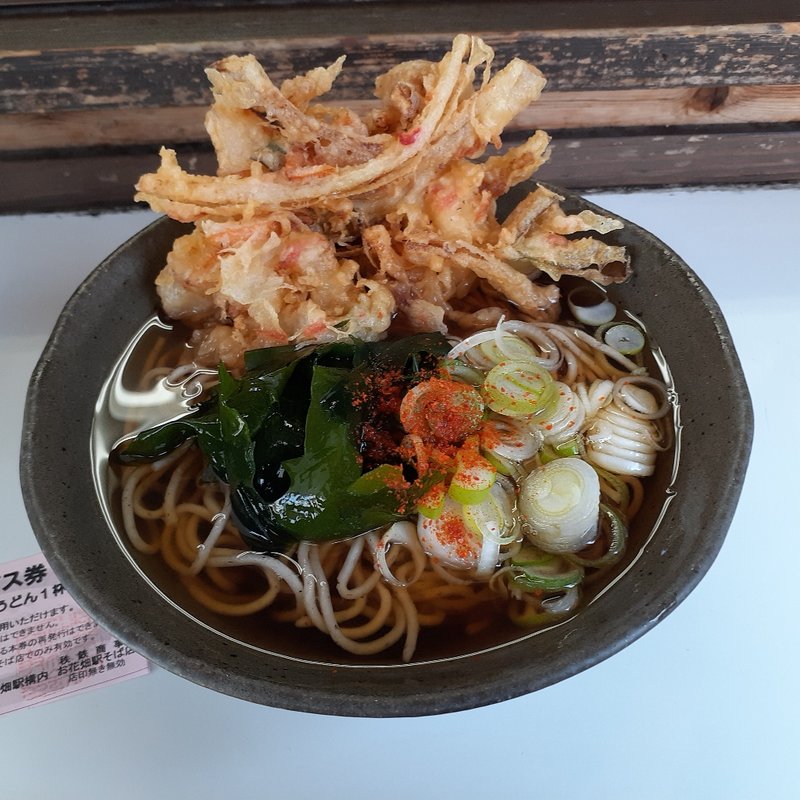 天ぷらそば(元祖立ち喰い お花畑そば店 )