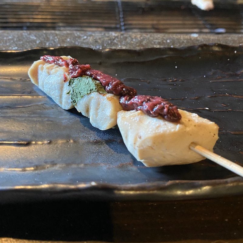 ささみ梅しそ(炭火串酒場 ときどき鶏ちゃん)