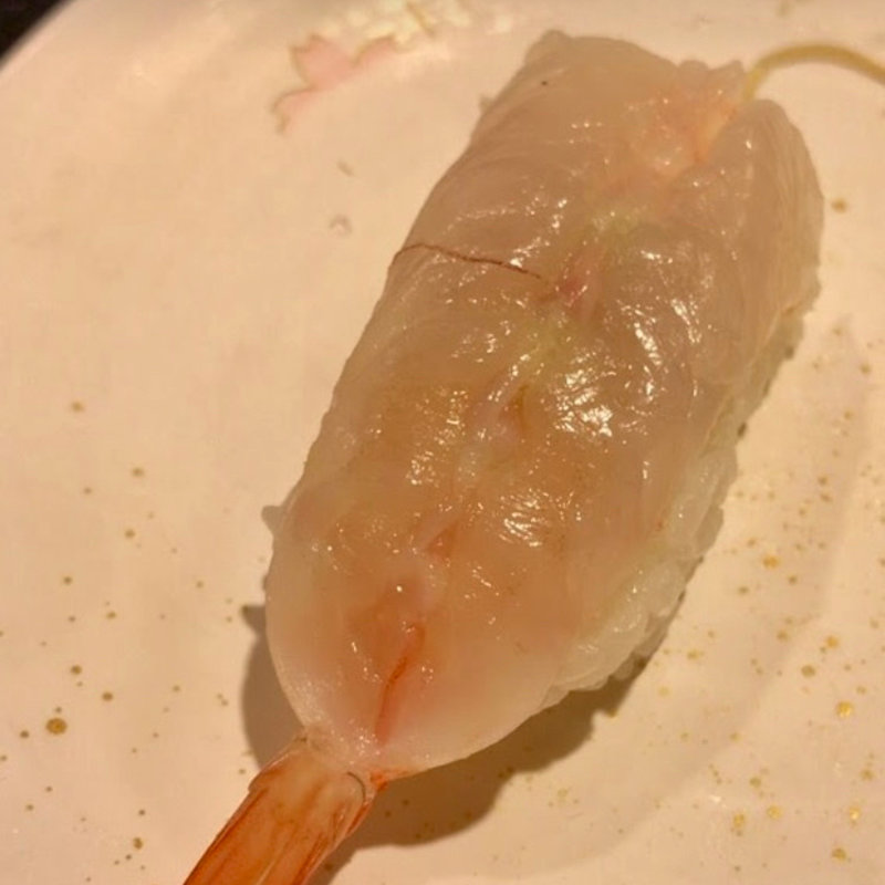 生えび(回し寿司　活　活美登利　西武渋谷店)